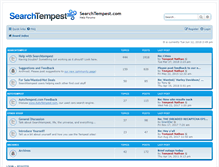 Tablet Screenshot of forums.searchtempest.com